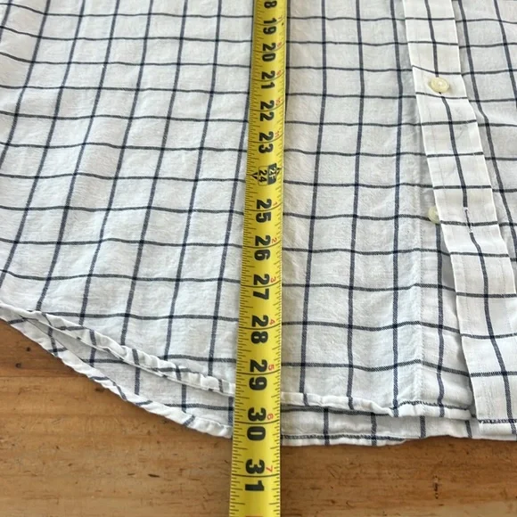 Banana Republic white and blue XL - Picture 10 of 12